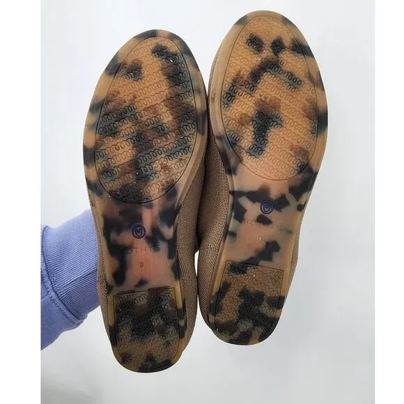 Rothy's Round Toe The Loafer Flats Slip On Size 8‎ Brown