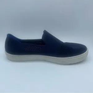 Rothy’s Sneaker Maritime Navy Blue Lattice