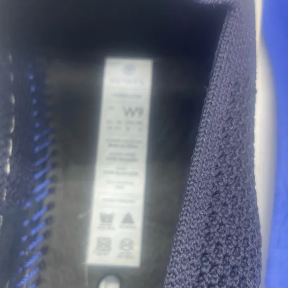 Rothy’s Sneaker Maritime Navy Blue Lattice