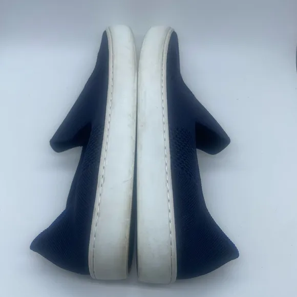 Rothy’s Sneaker Maritime Navy Blue Lattice