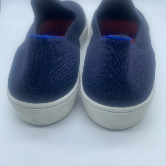 Rothy’s Sneaker Maritime Navy Blue Lattice