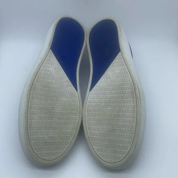 Rothy’s Sneaker Maritime Navy Blue Lattice