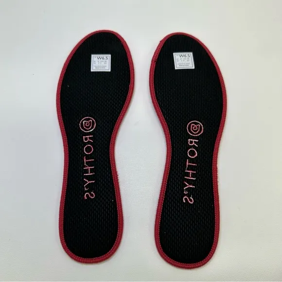 ROTHY'S The Flat Charcoal Knit Fabric Slip On Ballet Flats round toes size W 6.5