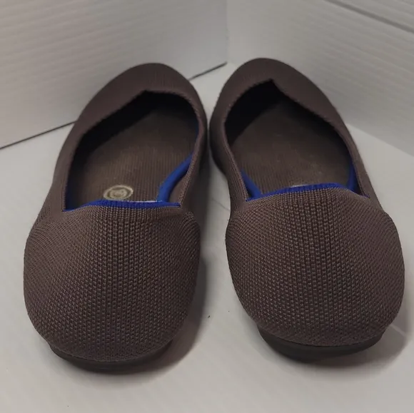 Rothy's The Flat Loafer Slip Ballerina On Casual Flats Round Toe Purple Grey 9