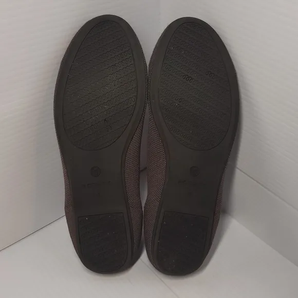 Rothy's The Flat Loafer Slip Ballerina On Casual Flats Round Toe Purple Grey 9