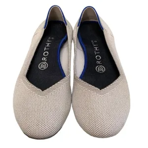 Rothy’s the Flat. Round toe gray quartz flats.