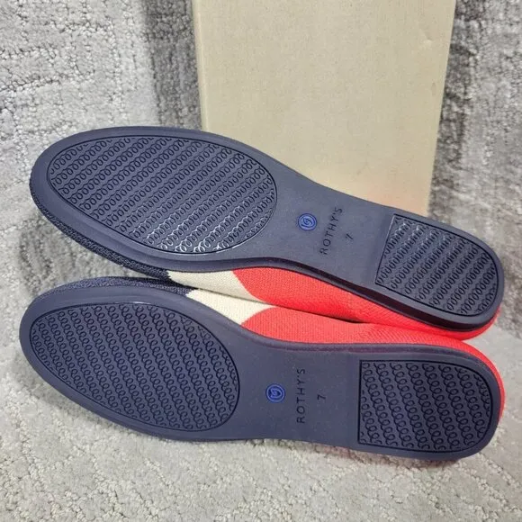 Rothys The Flat Women's Size 7 US Slate Prep Round Toe Slip on Flats Shoes