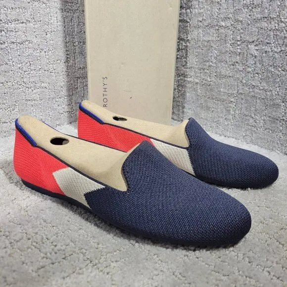 Rothys The Flat Women's Size 7 US Slate Prep Round Toe Slip on Flats Shoes