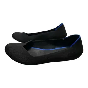 Rothy's The Flats Women's 10 Black Round Toe Slip On Knit Washable Ballet Shoes