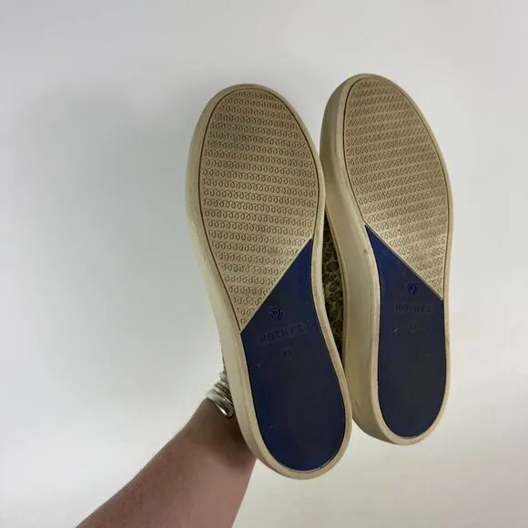 Rothy's The Original Sneakers Women's 8.5 Cheetah Print Slip-On Comfort Shoes