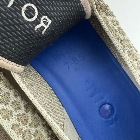 Rothy's The Original Sneakers Women's 8.5 Cheetah Print Slip-On Comfort Shoes