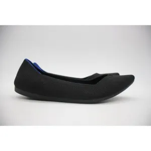Rothys Women's Recycled Knit Point Toe Size 7 Ballet Flats Black