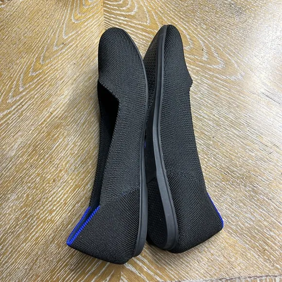 ROTHY’S Women's Round Toe Solid Black Flats Shoes 6.5
