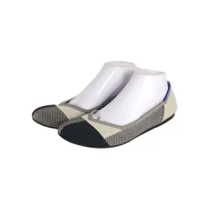 Rothy’s Women’s The Flat US10 Black White Knit Retired Round Toe SlipOn flats