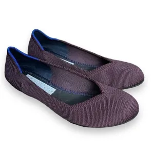 Rothy’s Port Wine Round Toe Retired Flats Shoes