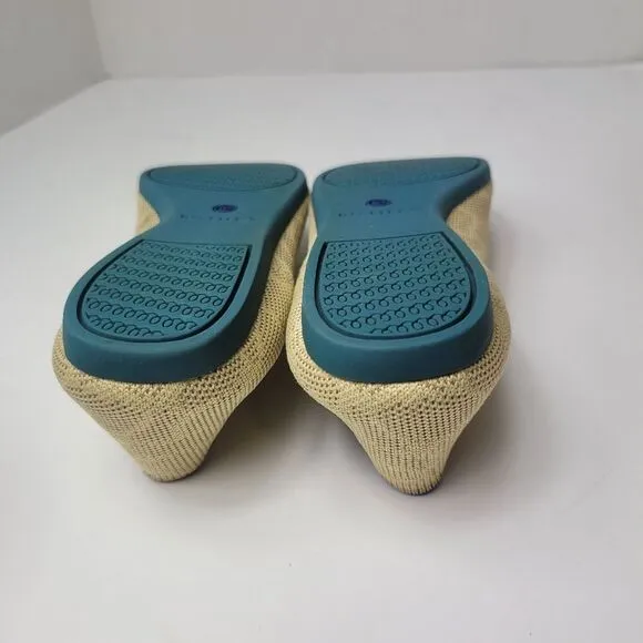 Rothy's Retired Ballet Flats Sahara Gold Round Toe Women's Casual Shoe Size 6