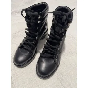 Sam Edelman Combat boots lace up leather 8