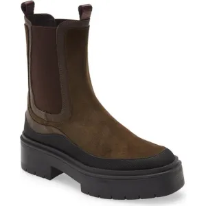 Sam Edelman Lulia Alpine Green Chunky Closed Toe Pull On Combat Boots Size 8.5