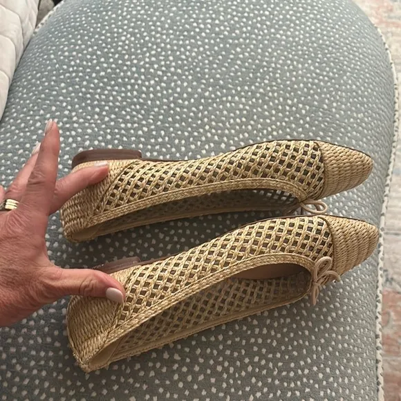 Sam Edelman May raffia ballet flat