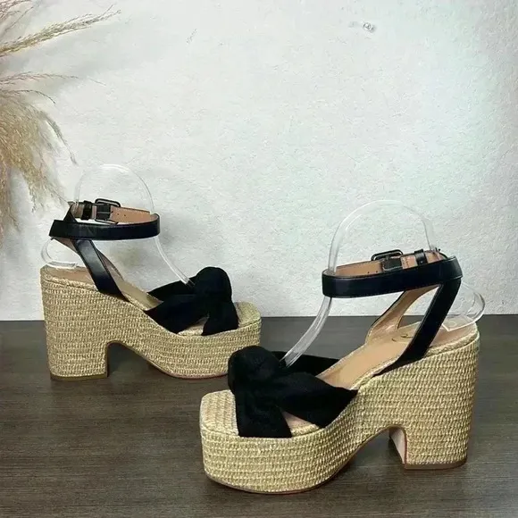 Sam Edelman Theresa 2 Women's Chunky Block Platform Wedges Size 8