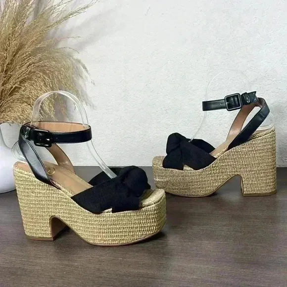 Sam Edelman Theresa 2 Women's Chunky Block Platform Wedges Size 8