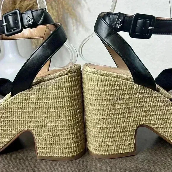 Sam Edelman Theresa 2 Women's Chunky Block Platform Wedges Size 8