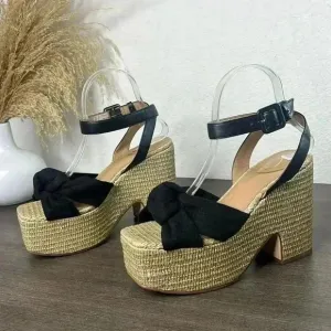 Sam Edelman Theresa 2 Women's Chunky Block Platform Wedges Size 8