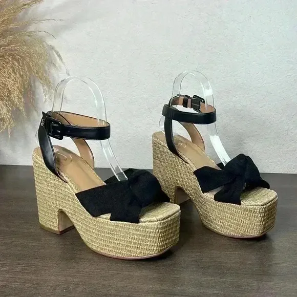 Sam Edelman Theresa 2 Women's Chunky Block Platform Wedges Size 8