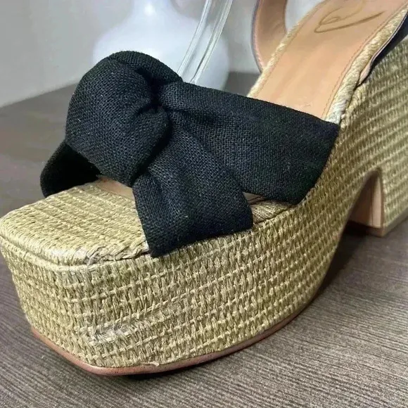 Sam Edelman Theresa 2 Women's Chunky Block Platform Wedges Size 8
