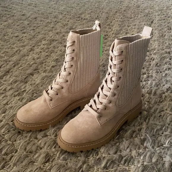 Sam Edelman Lydell Lace-Up Boots US 6