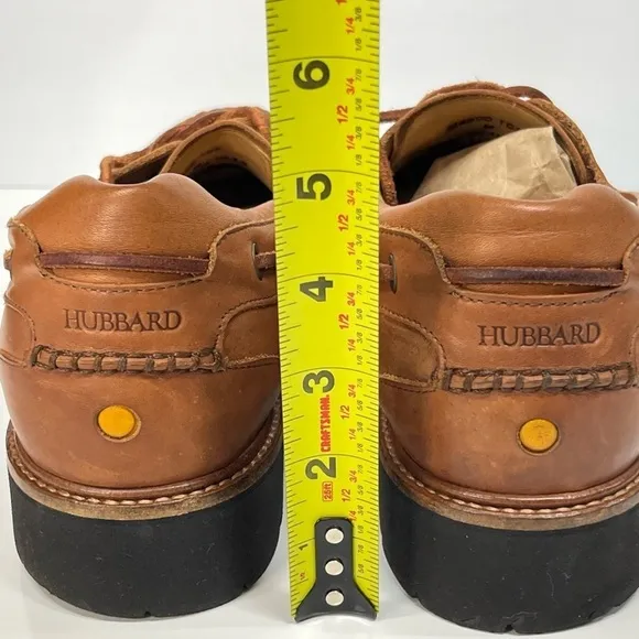 Samuel Hubbard Camplight Lug Sole Moccasins  Saddle Bag Tan  Mens 9.5 Xtralight