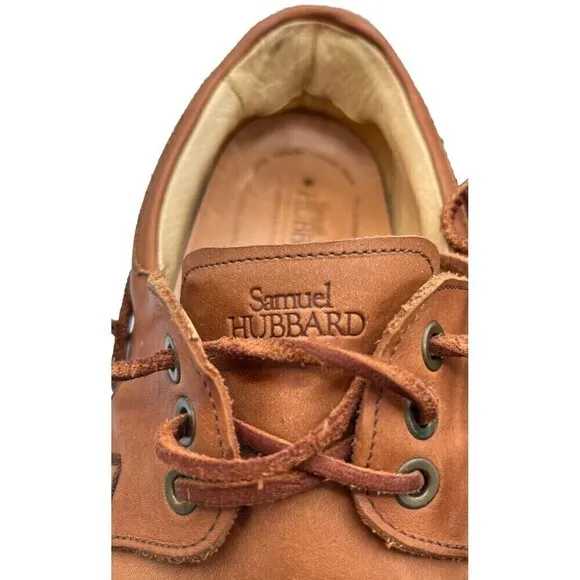 Samuel Hubbard Camplight Lug Sole Moccasins  Saddle Bag Tan  Mens 9.5 Xtralight