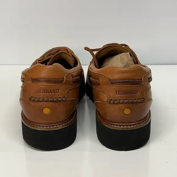 Samuel Hubbard Camplight Lug Sole Moccasins  Saddle Bag Tan  Mens 9.5 Xtralight