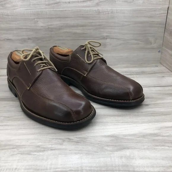 Sandro Moscolini Shoes Mens 11 D Brown Leather Lace Up Derby Oxfords
