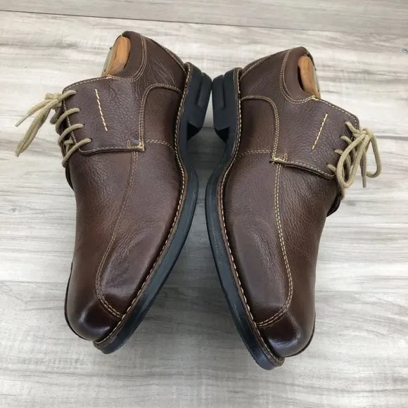 Sandro Moscolini Shoes Mens 11 D Brown Leather Lace Up Derby Oxfords