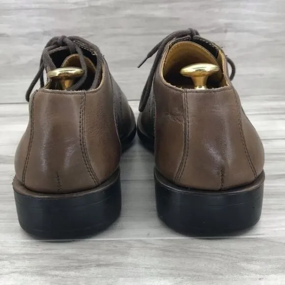 Sandro Moscoloni Oxford Shoes Mens's 12 brown Leather 2 tone Lace Up