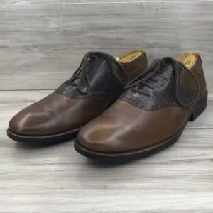 Sandro Moscoloni Oxford Shoes Mens's 12 brown Leather 2 tone Lace Up