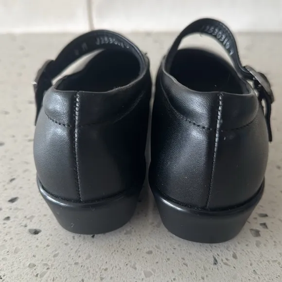 SAS Black Classic Leather Mary Jane Shoes Comfortable Women’s Size 4 Made in USA