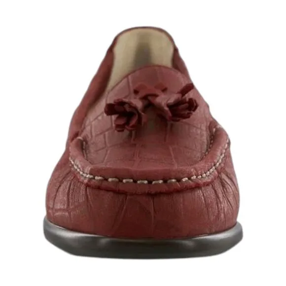 SAS Shoes Women's Size 8M Hope Loafer RED CROC NWOT