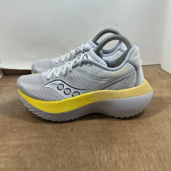 Saucony Kinvara Pro Women Size 7 Grey Running Shoes Sneakers