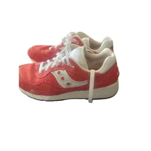 Saucony Men’s  Red White Shadow 6000 Sneakers Shoes Size 7.5