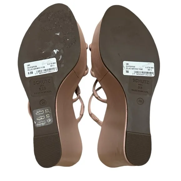 Schutz Cari Wedges Sweet Rose