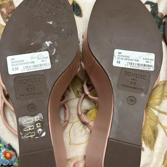 Schutz Cari Wedges Sweet Rose