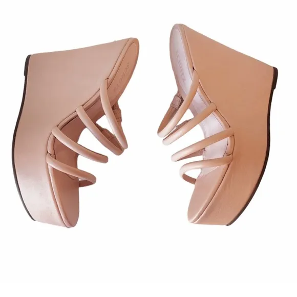 Schutz Cari Wedges Sweet Rose