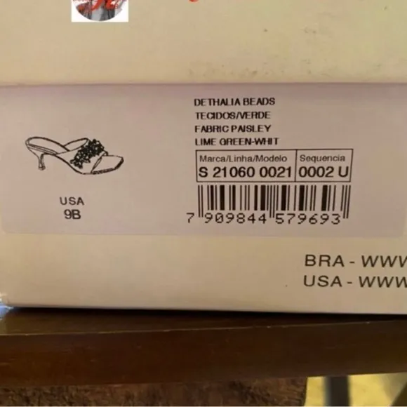 Schutz Dethalia Beads &amp; Fabric Sandal Lime Spring Pumps Green Sz 9 👡 👡 NIB! 📦