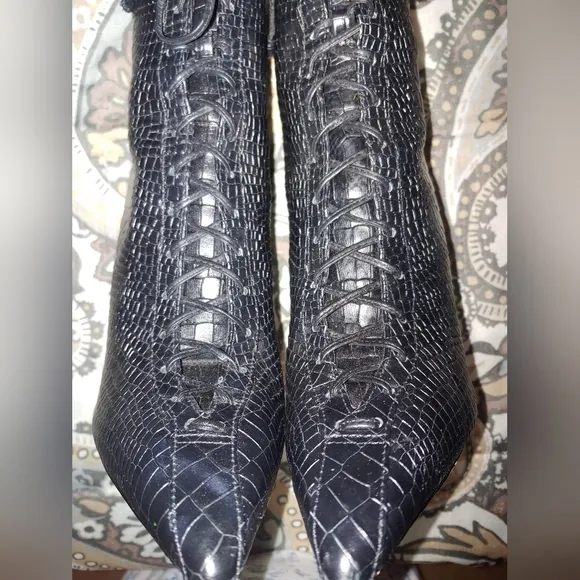 Schutz lace up boots.  Size 8.5