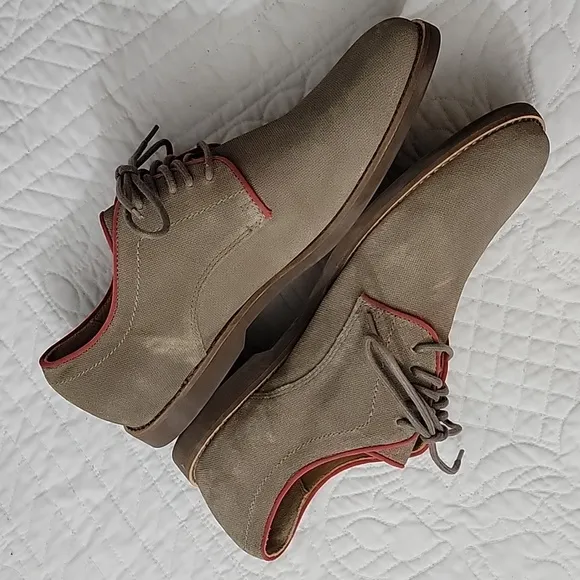 Sebago Norwich Oxford Taupe Mens Shoes Size 10 M