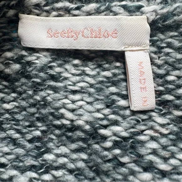 See By Chloe Striped Knit Sweater