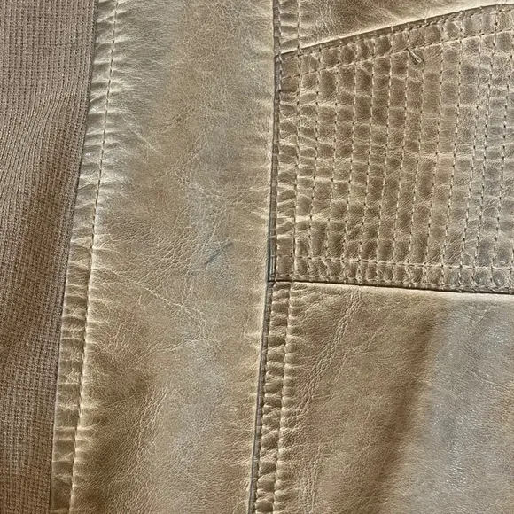 Shelby Collection Women Jacket Size L Brown Leather Moto Full Zip Motorcycle