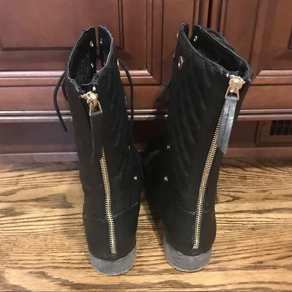 Shoe Dazzle Combat Boots